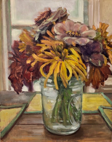 Daisy Craddock - Brian's Zinnias